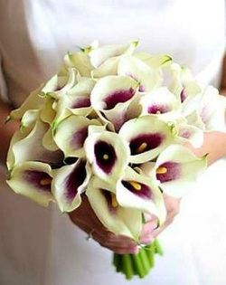Calla Lilly wedding bouquet Hartlepool
