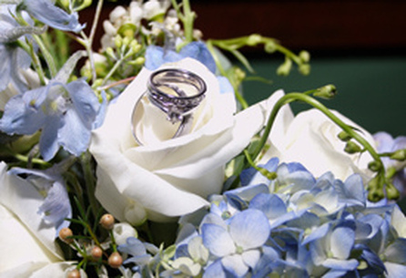 Blue Wedding Flowers Hartlepool